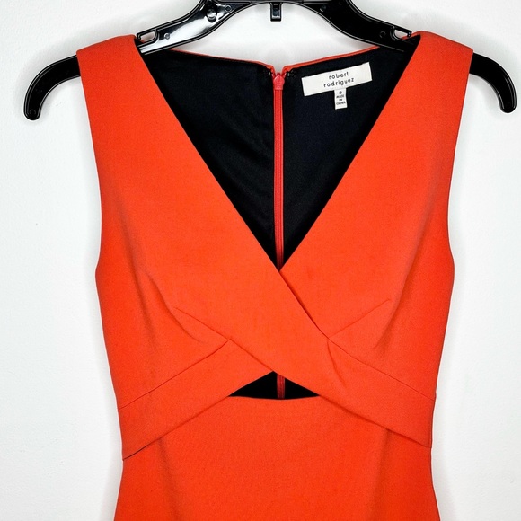 Robert Rodriguez Tech Suiting Cutout Dress - Picture 6 of 14